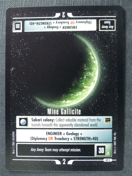 Mine Gallicite - Star Trek Card #4X8