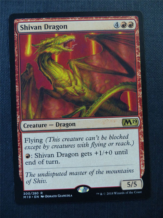 Shivan Dragon - Mtg Magic Cards #TG