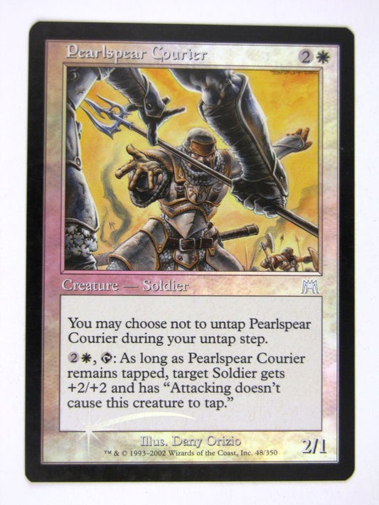 Mtg FOIL - PEARLSPEAR COURIER - played