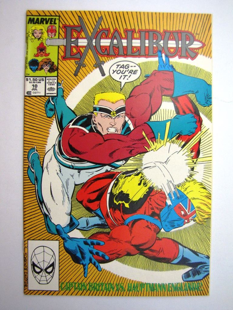 Marvel Comics: EXCALIBUR #10 JULY 1989 # 24F68