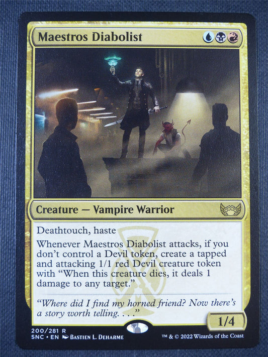 Maestros Diabolist - Mtg Card #88F
