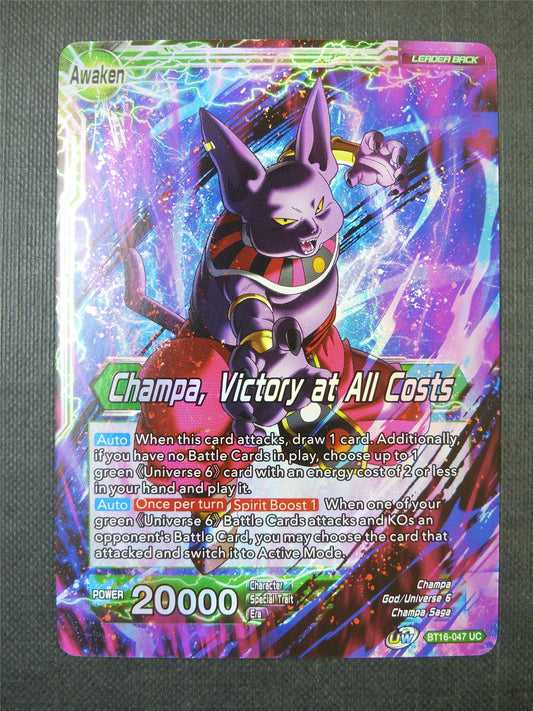 Champa Victory at All Costs Foil - Dragon Ball Super Card #2E