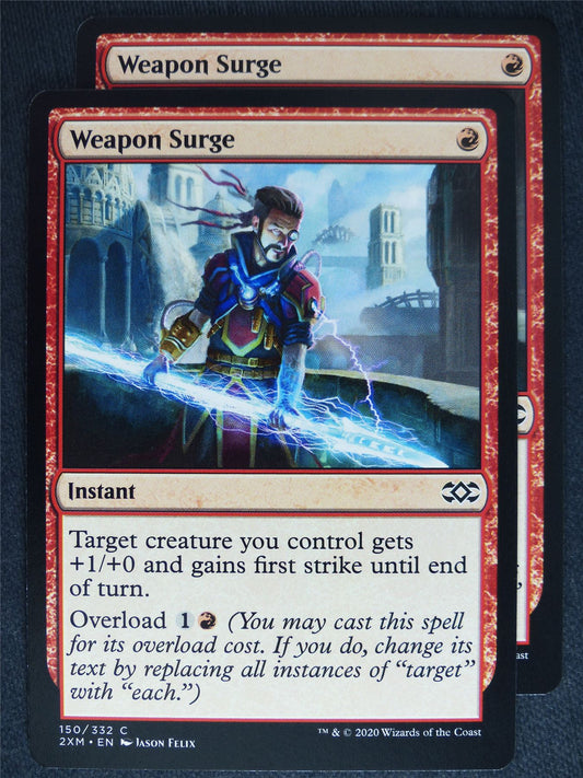 Weapon Surge x2 - Double Masters - Mtg Magic Cards #7T