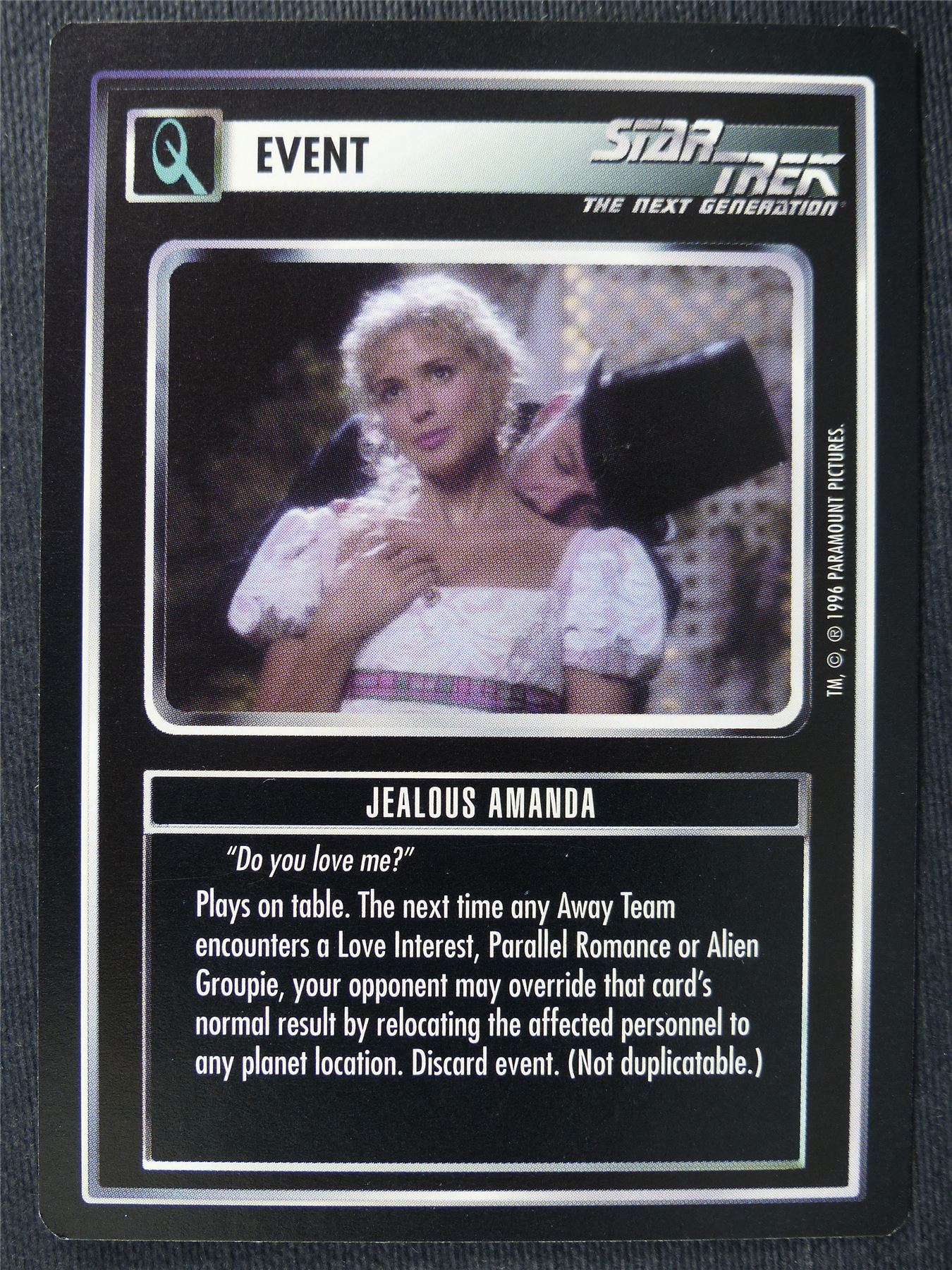 Jealous Amanda - NG - Star Trek Cards #Z4
