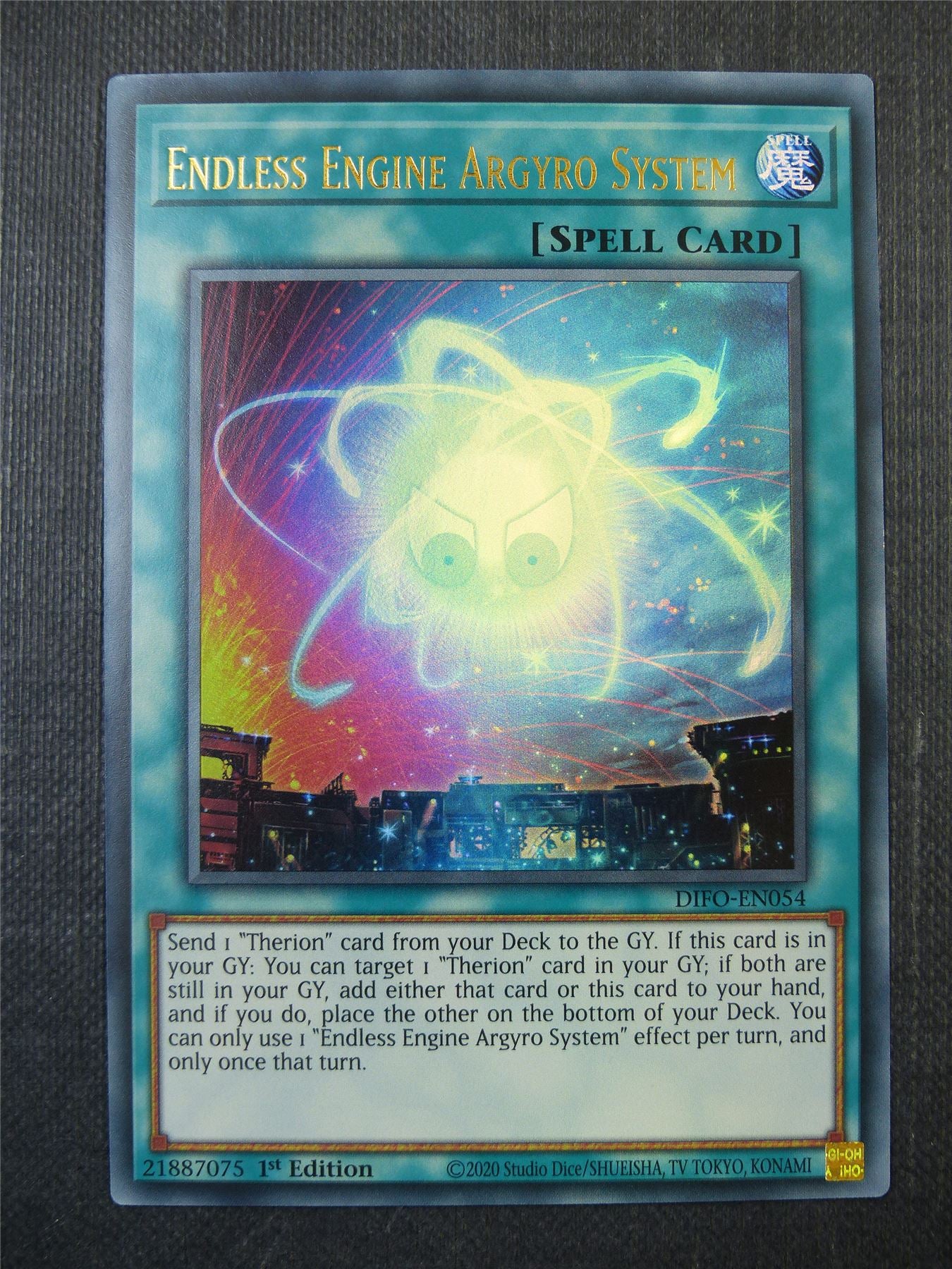 Endless Engine Argyro System DIFO Ultra Rare - - Dimension Force 1st ed Yugioh Card #2KH