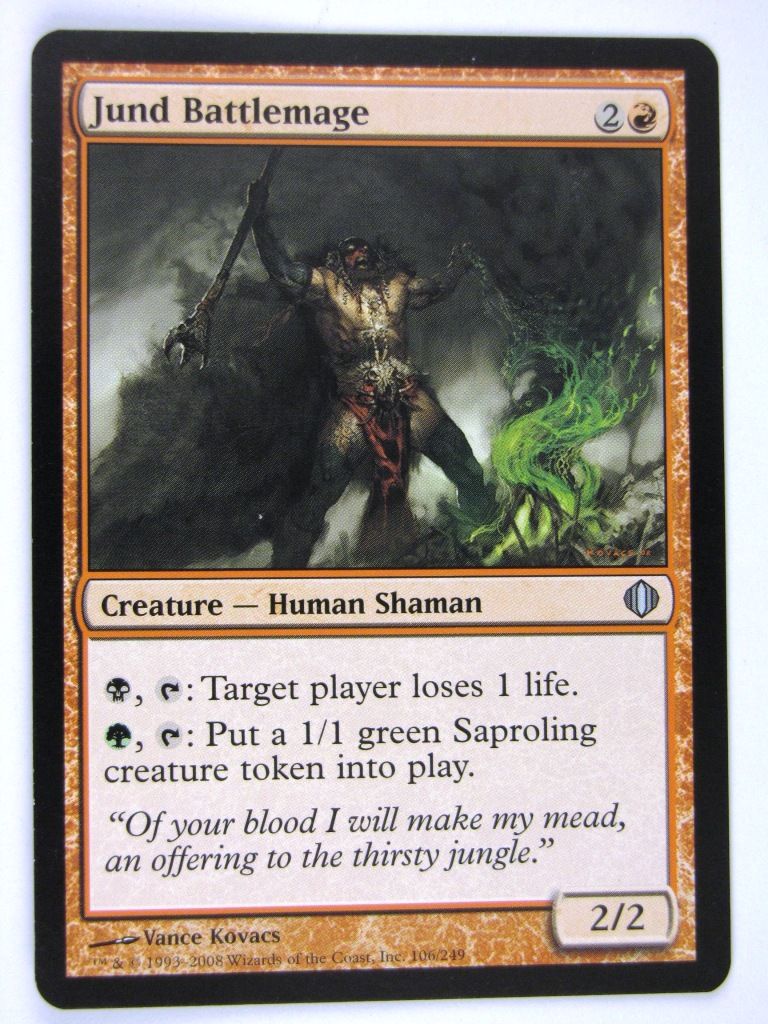 MTG Magic: The Gathering Cards: JUND BATTLEMAGE: ALA