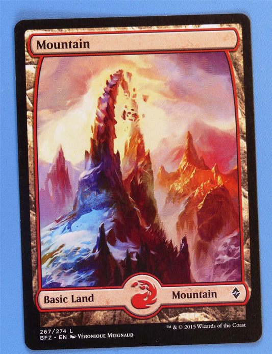 Mountain - Full Art - Mtg Card # 2I26