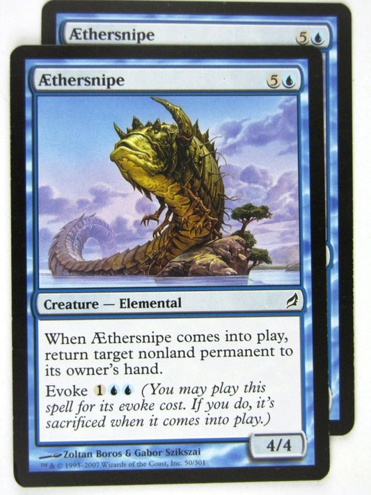 MTG Magic: the Gathering Cards: AETHERSNIPE x2: LRW