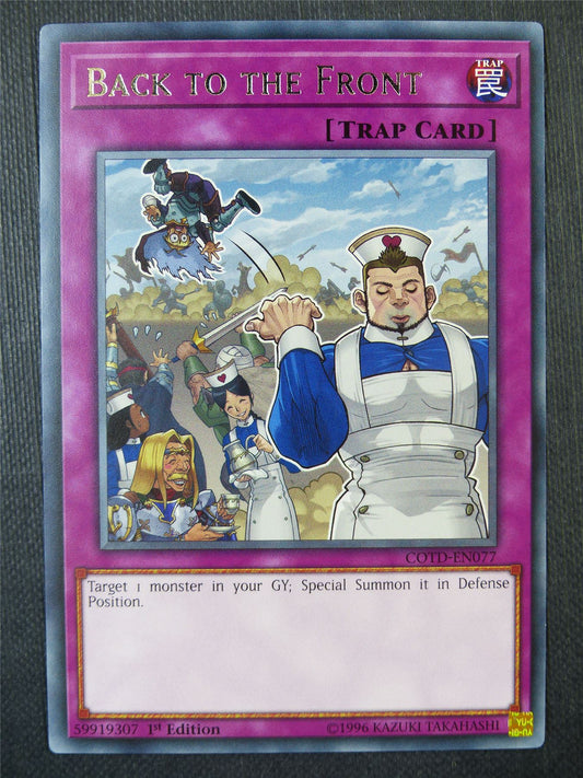 Back to the Front COTD Rare - 1st ed Yugioh Card #8H4