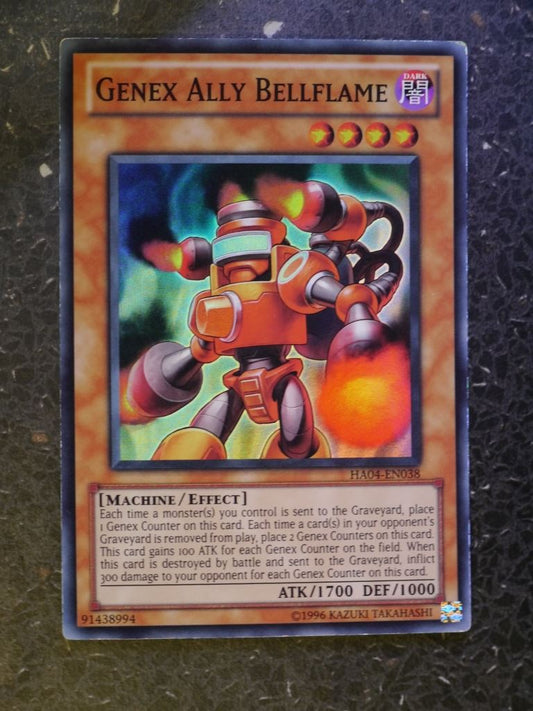 Yugioh Cards: GENEX ALLY BELLFLAME HA04 SUPER RARE # 3B67