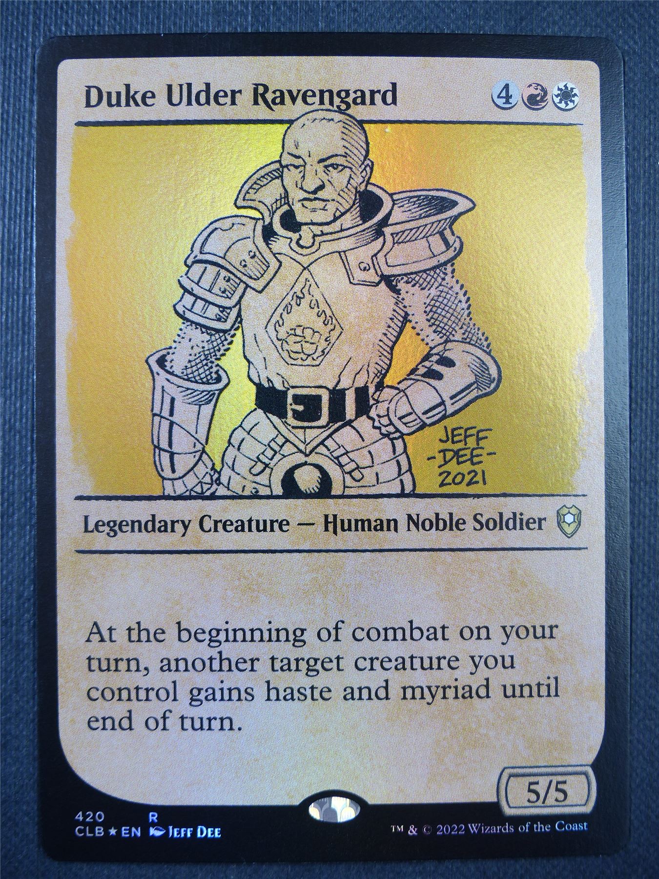 Duke Ulder Ravengard Showcase Foil - Mtg Card #6OU