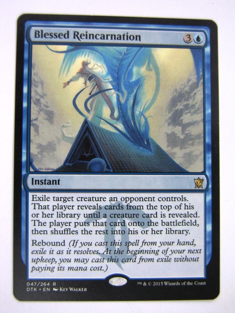 MTG Magic Played Cards: BLESSED REINCARNATION # 7B35