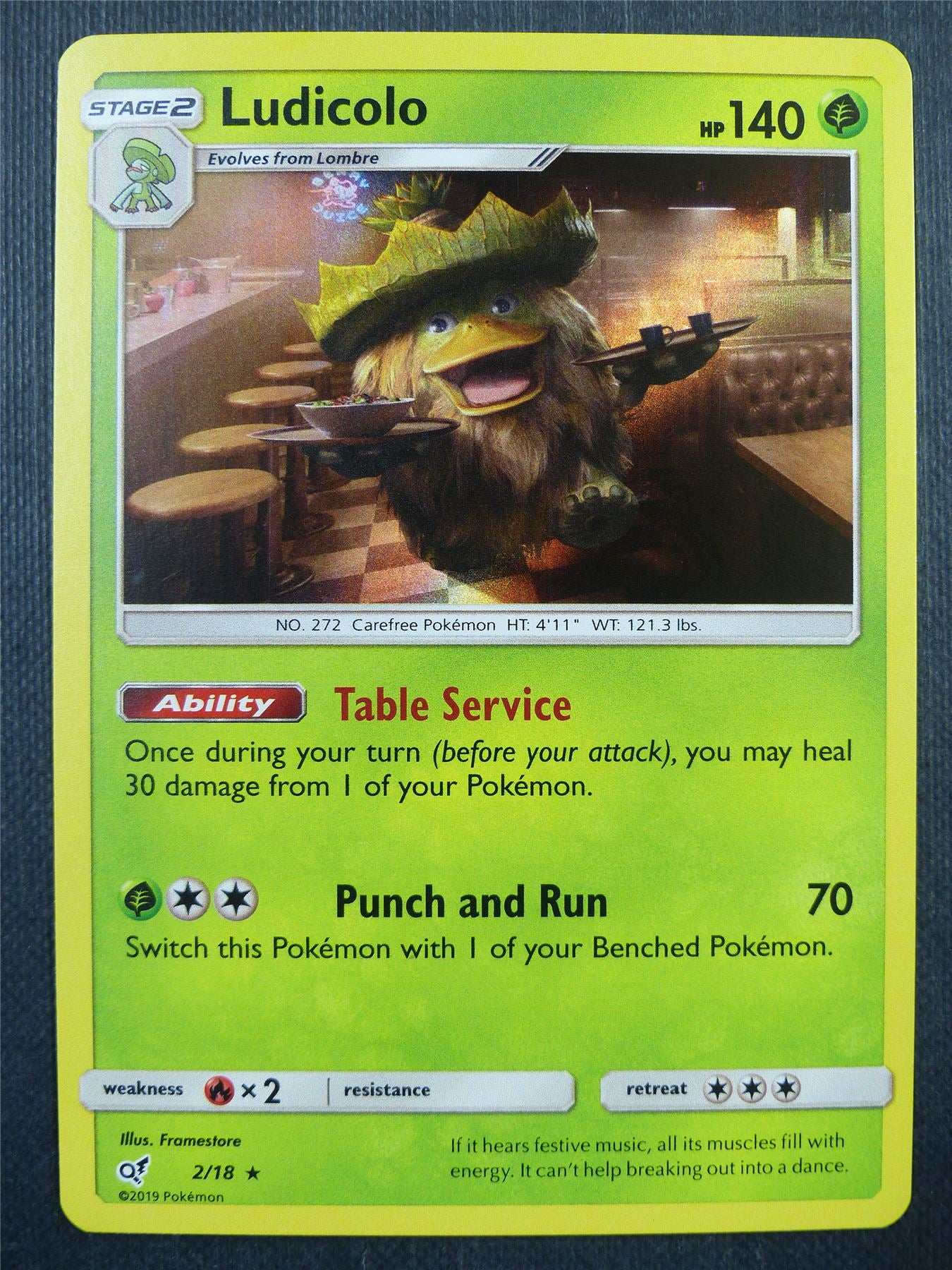 Ludicolo 2/18 Holo - Pokemon Card #4Q8