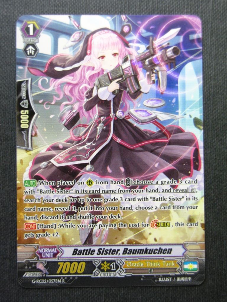 Battle Sister Baumkuchen G-RC02 R - Vanguard Cards #J3