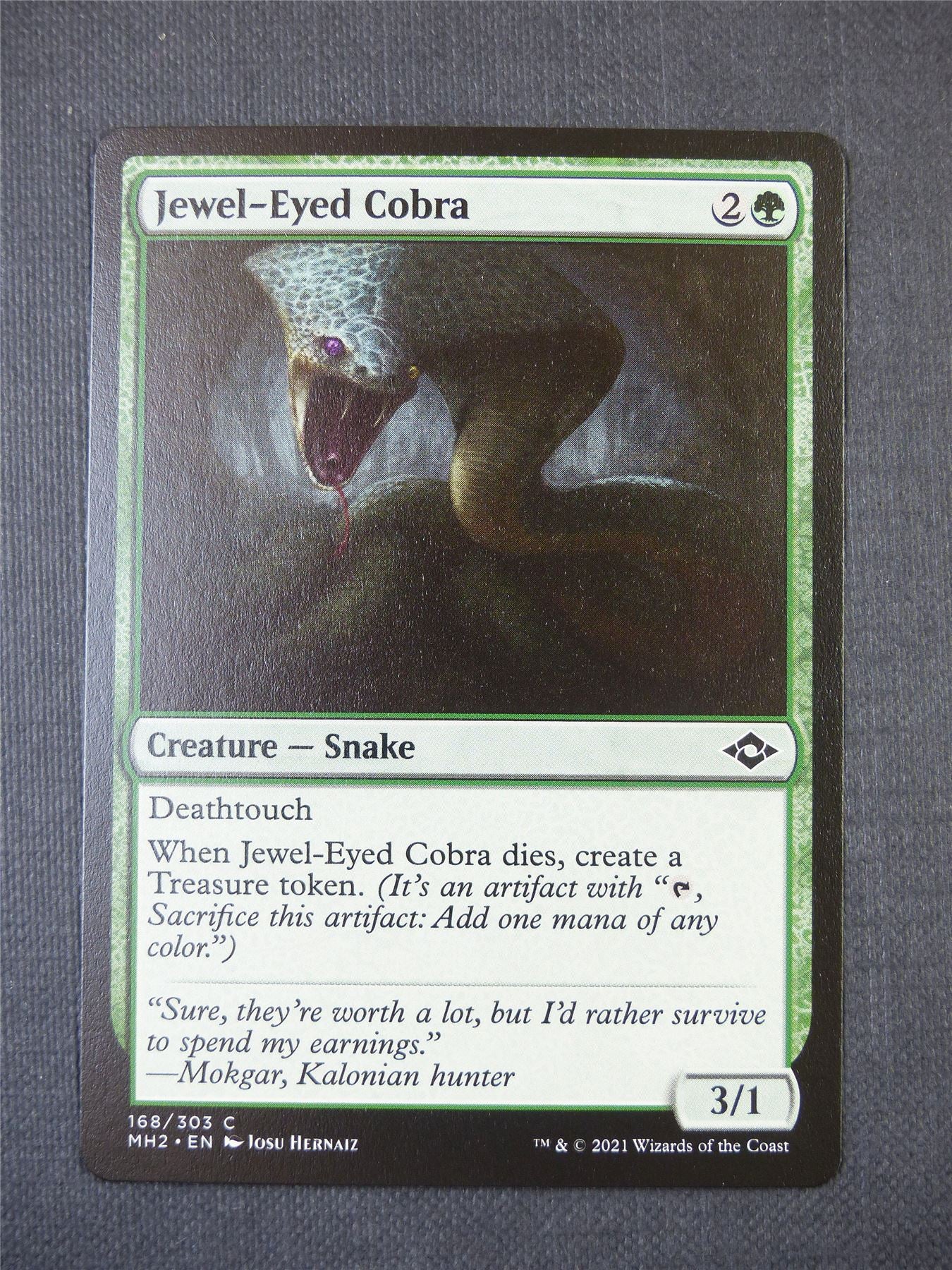 Jewel Eyed Cobra - Mtg Card #51G