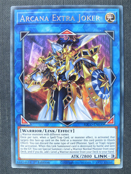 Arcana Extra Joker KICO Rare - 1st ed Yugioh Cards #35F