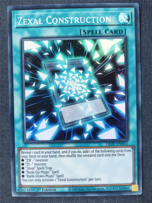 Zexal Construction LIOV Super Rare - 1st ed Yugioh Cards #38E