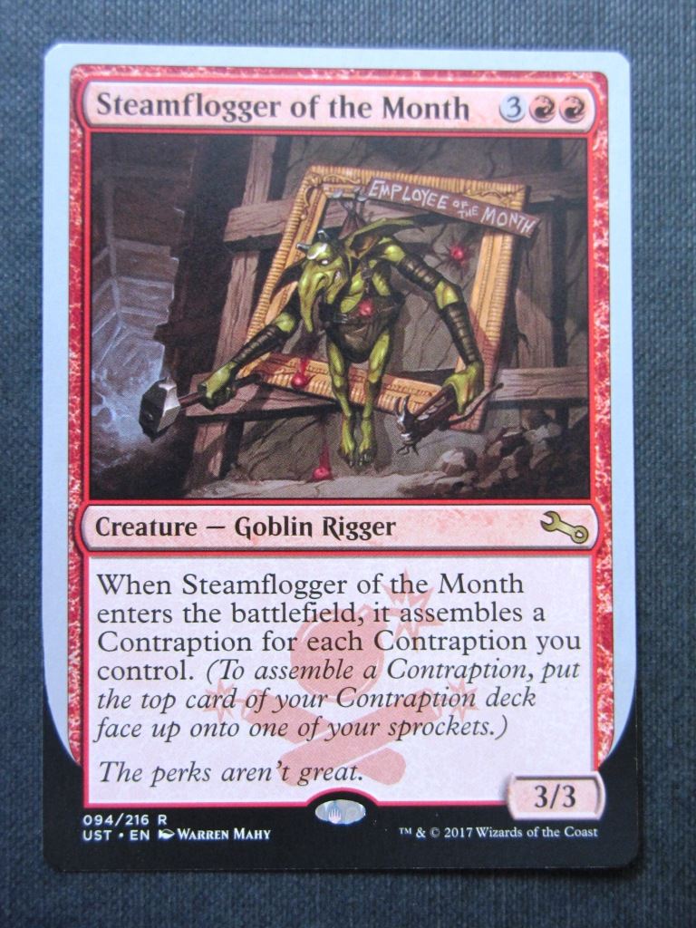 Steamflogger of the Month - Mtg Magic Cards #X9