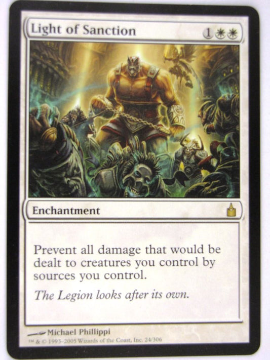 MTG Magic: the Gathering Cards: LIGHT OF SANCTION: RAV