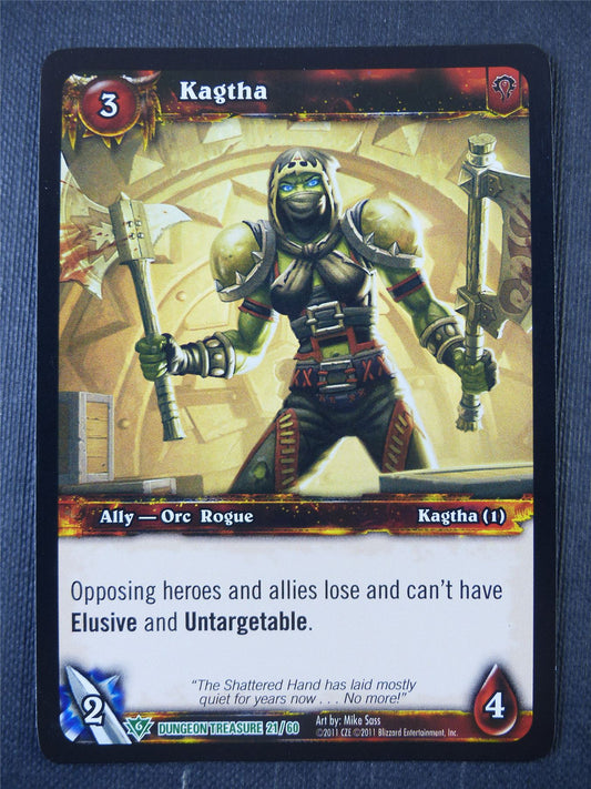 Kagtha 21/60 Foil - WoW Card #199