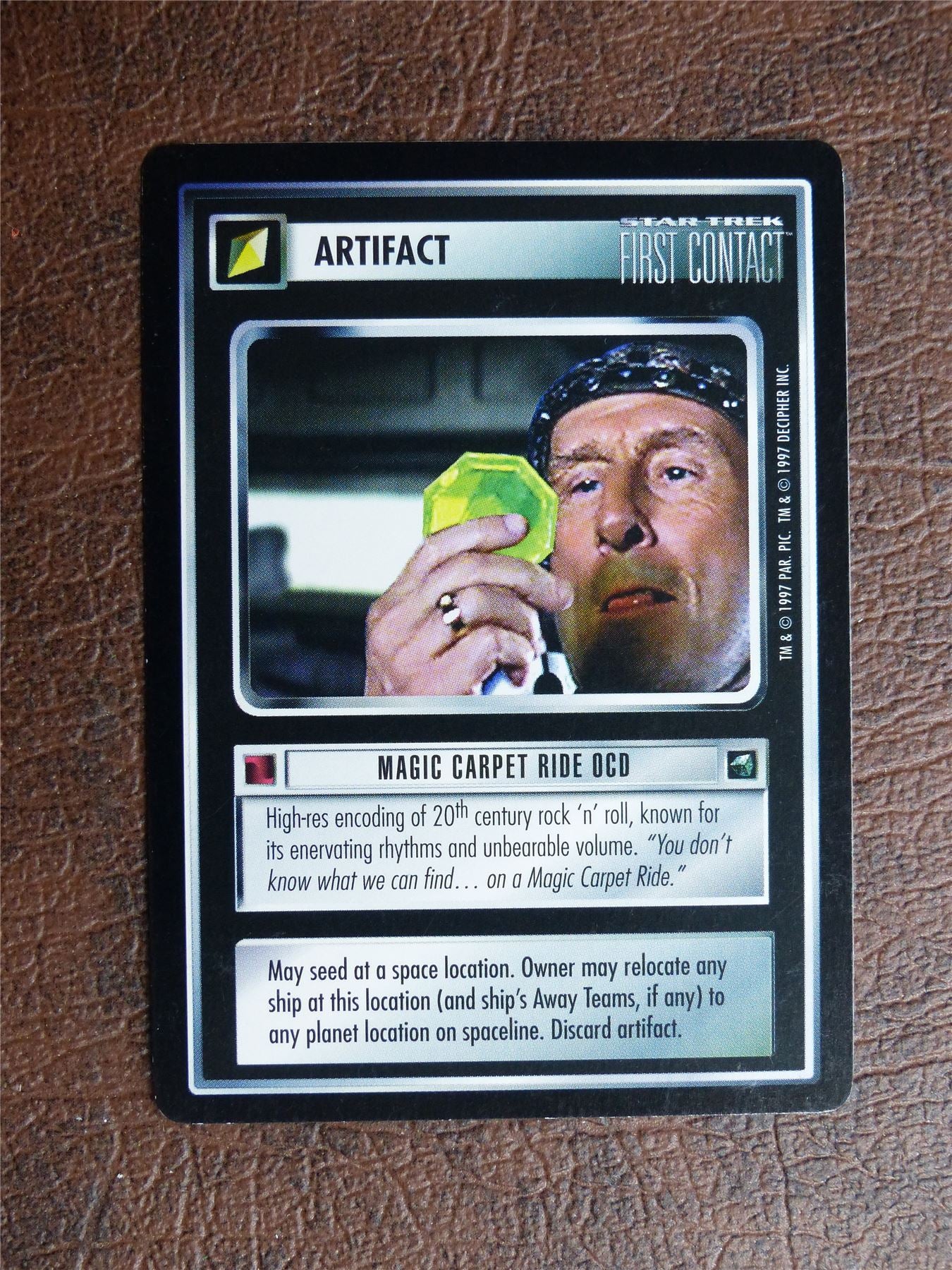 Magic Carpet Ride OCD - Star Trek CCG TCG Card #ZR