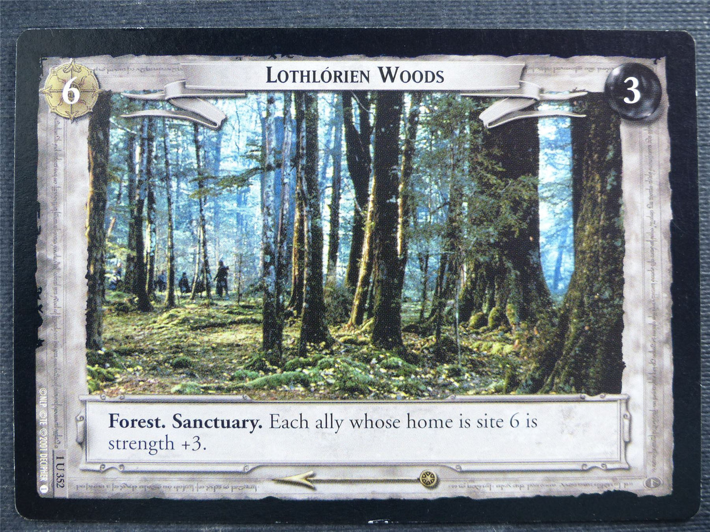 Lothlorien Woods 1 U 352 - LotR Card #46C