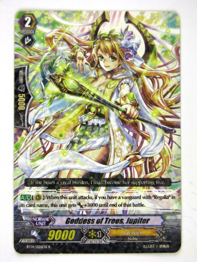 CFV Cards: GODDESS OF TREES, JUPITER BT14 R # 14D9