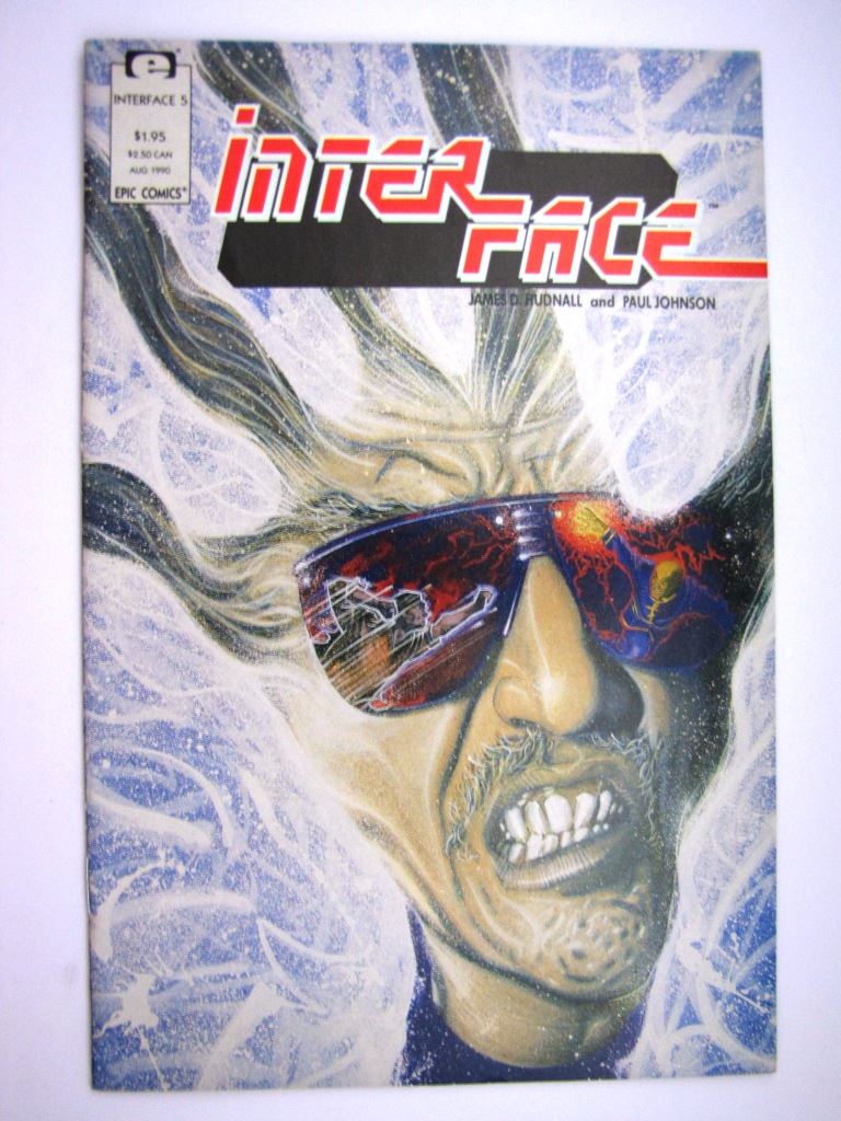 Epic Comics: INTERFACE #5 AUGUST 1990 # 34J45