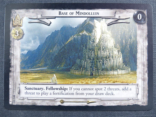 Base of Mindolluin 10 U 117 - LotR Cards #2RK