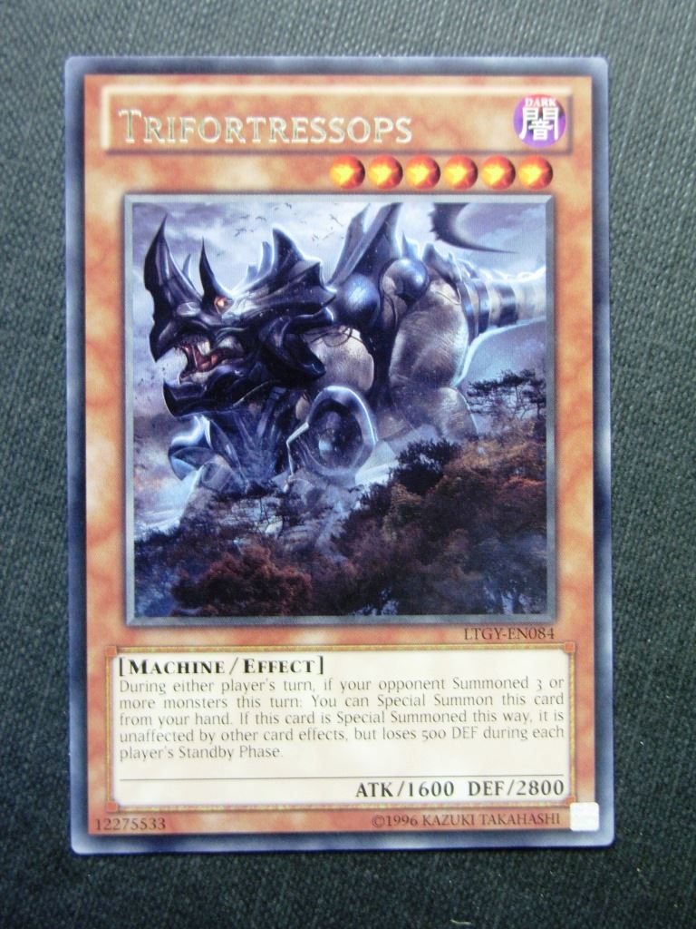 Trifortressops LTGY Rare - 1st ed - Yugioh Cards #1K4