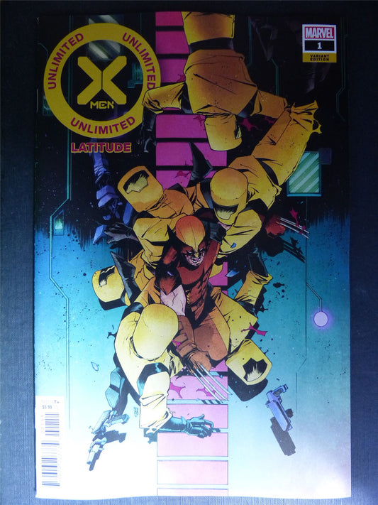 Unlimited X-MEN: Latitude #1 variant - May 2022 - Marvel Comic #9H3