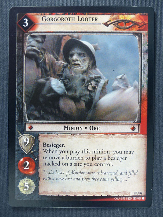 Gorgoroth Looter 8 U 98 - LotR Cards #3PH