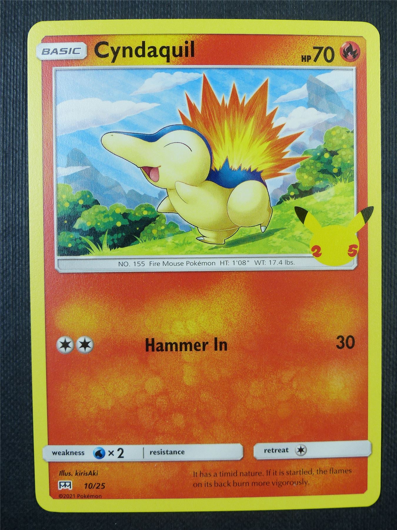 Cyndaquil 10/25 Mcdonalds Promo - Pokemon Card #6QS