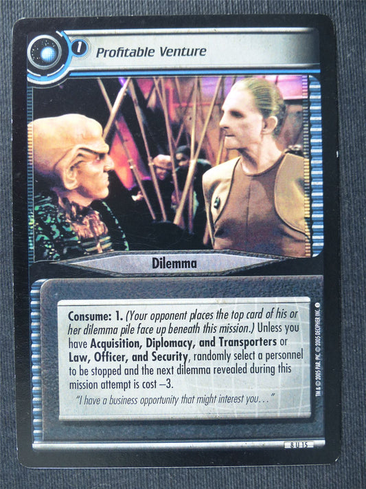 Profitable Venture - Star Trek Cards #VE