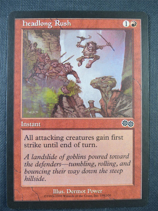 Headlong Rush - Urza's Saga - Mtg Card #732