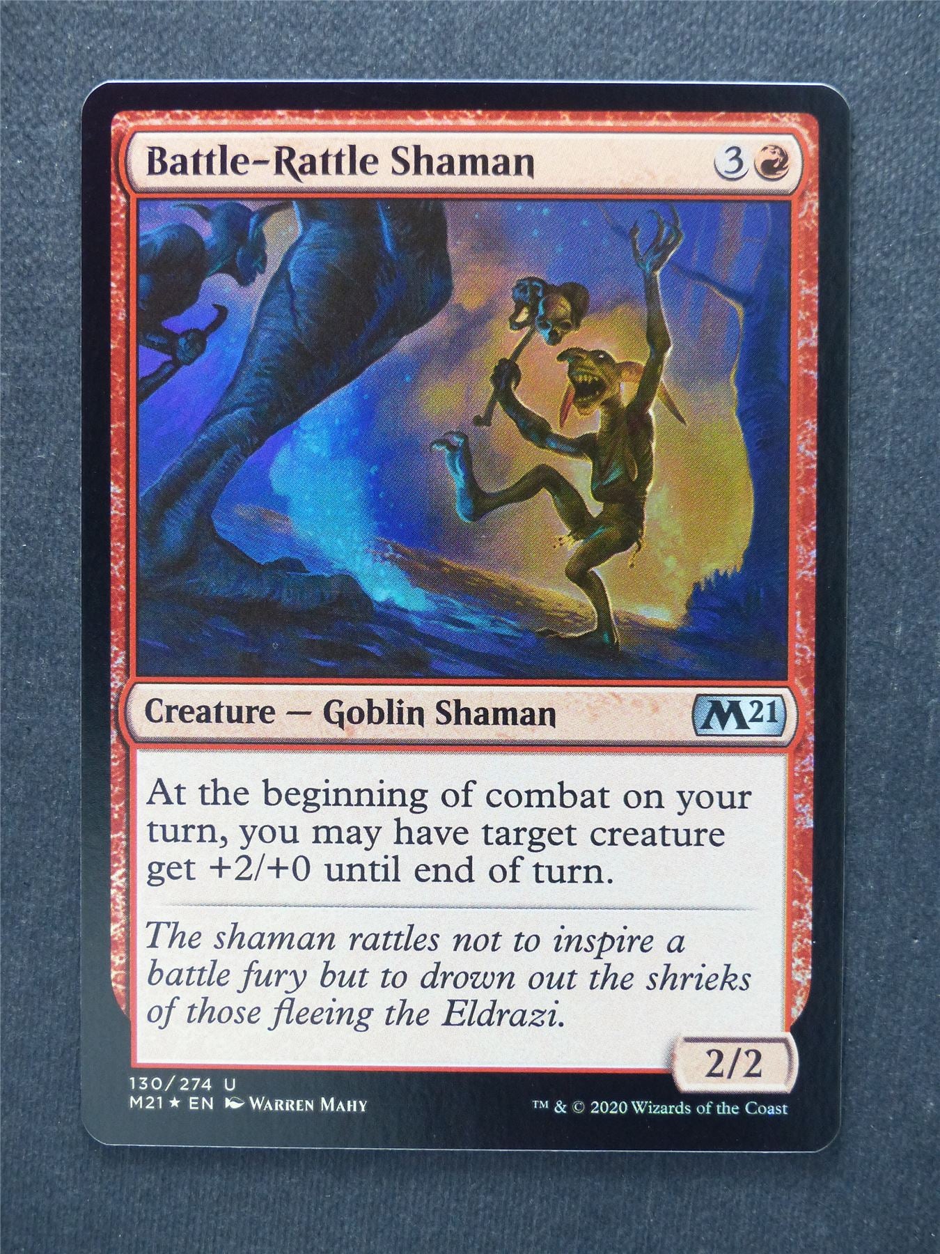 Battle-Rattle Shaman Foil - Mtg Magic Cards #RW