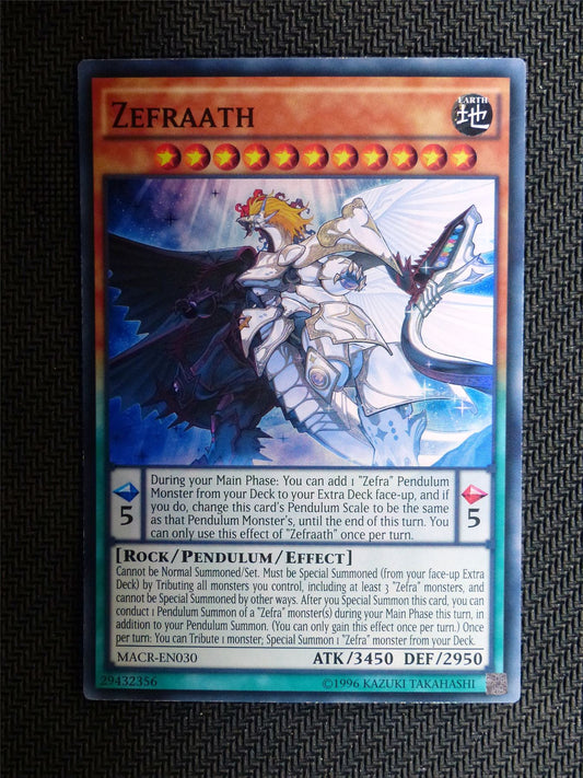 Zefraath - MACR - Super Rare - Yugioh Card # 1I92