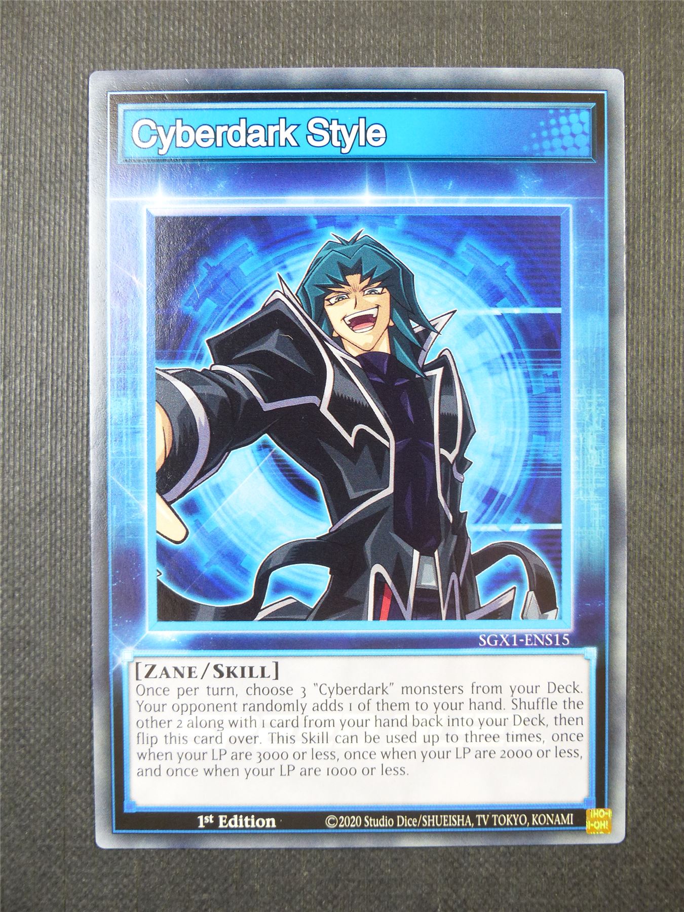 Cyberdark Style SGX1 - 1st ed Yugioh Card #9S1