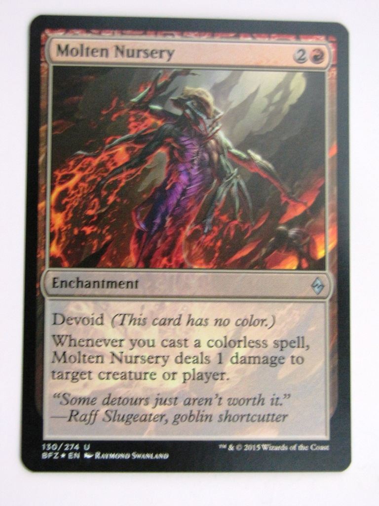 MTG Magic Cards: MOLTEN NURSERY FOIL # 36J19