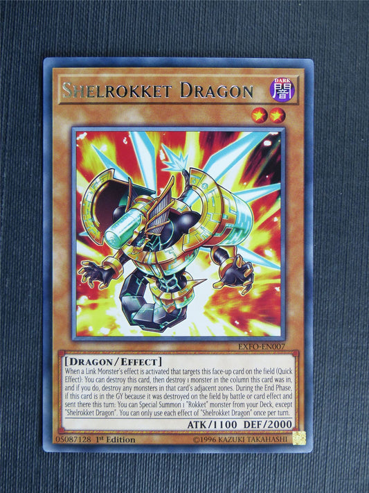 Shelrokket Dragon EXFO Rare - 1st ed - Yugioh Cards #ZO