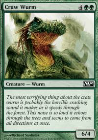 Mtg Magic Card: M10 : Craw Wurm