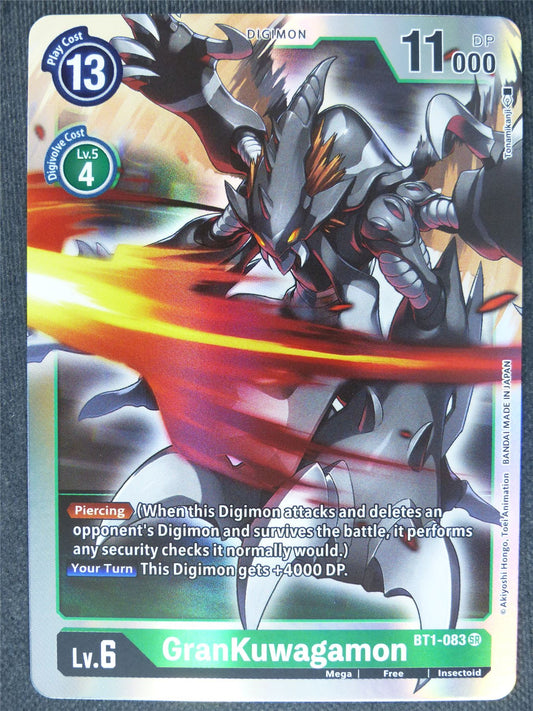 GranKuwagamon BT1-083 SR - Digimon Cards #NY