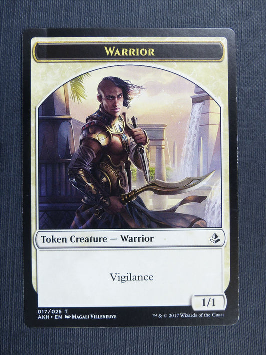 Warrior - Token - Mtg Magic Cards #2ZN