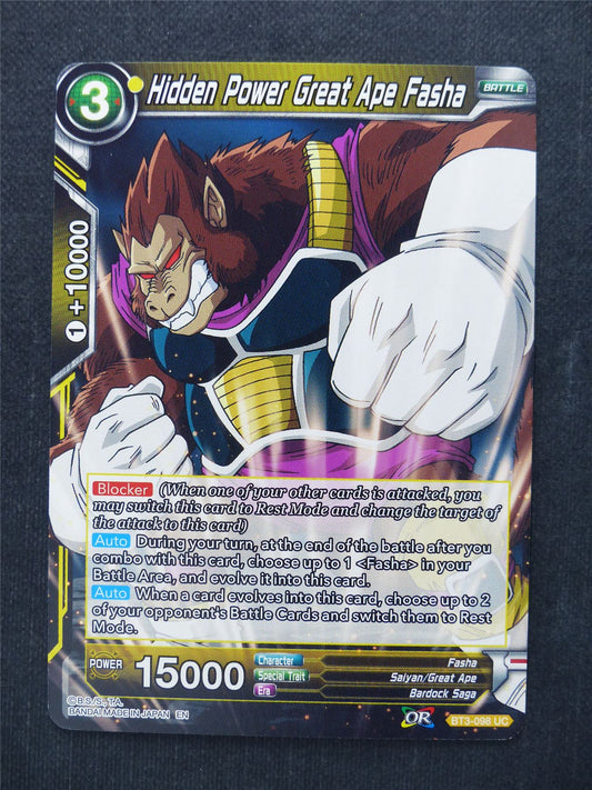 Hidden Power Great Ape Fasha - Dragon Ball Super Cards #FH