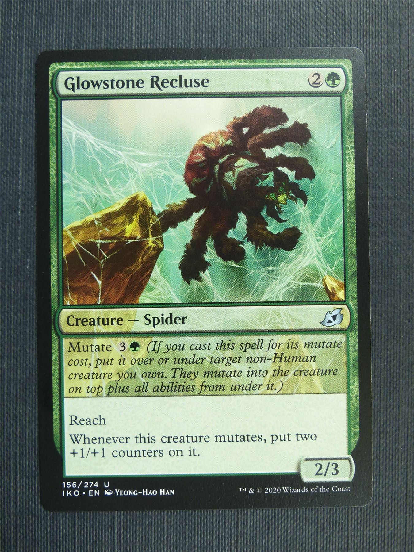 Glowstone Recluse - IKO Mtg Card