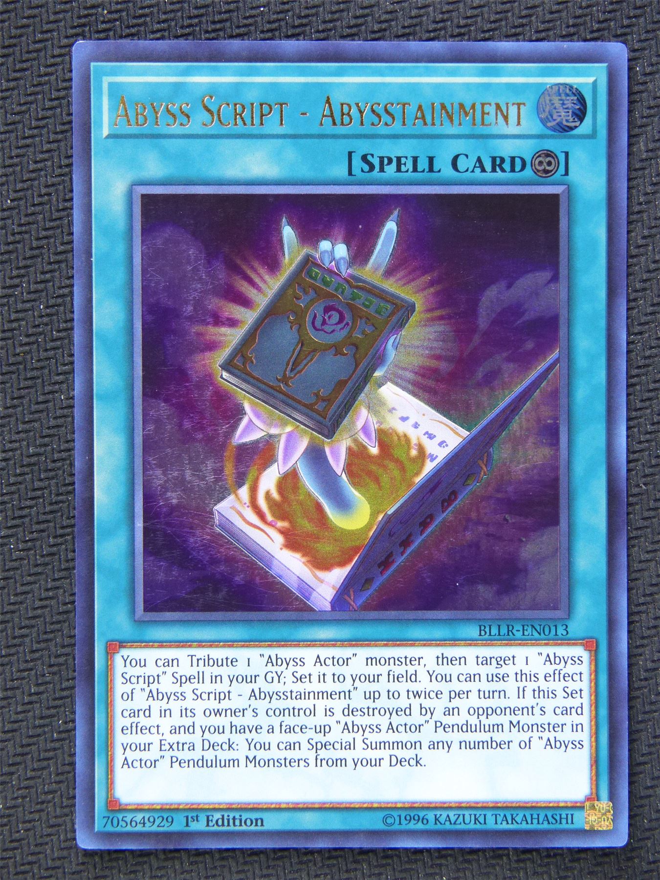 Abyss Script Abysstainment BLLR - Ultra Rare - Yugioh Card #655