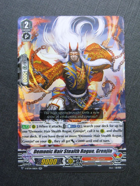 Demonic Hair Stealth Rogue Grenjin V-BT04 RR played - Vanguard Cards #G6