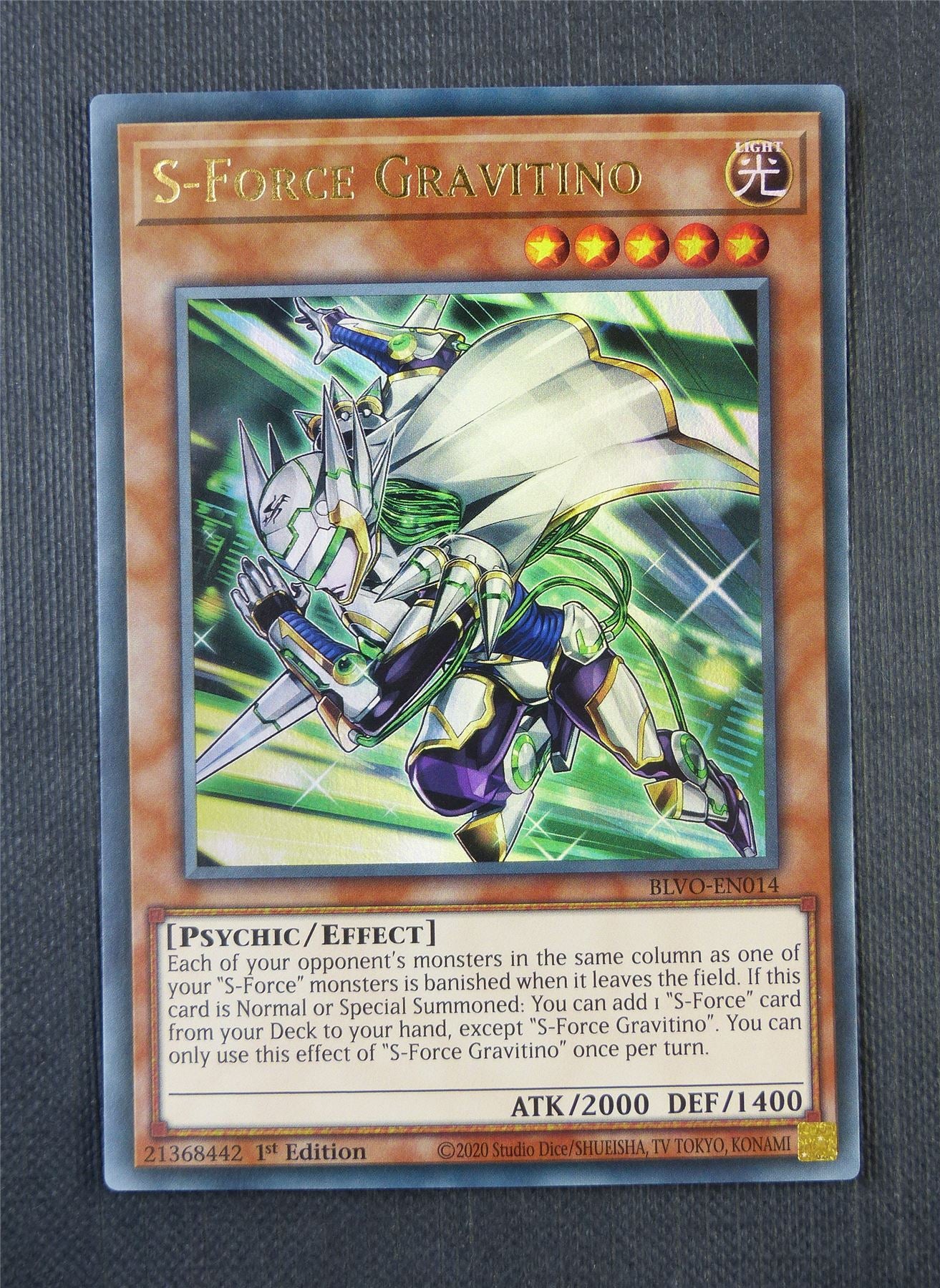 S Force Gravitino BLVO - Ultra Rare - Yugioh Card #7D8