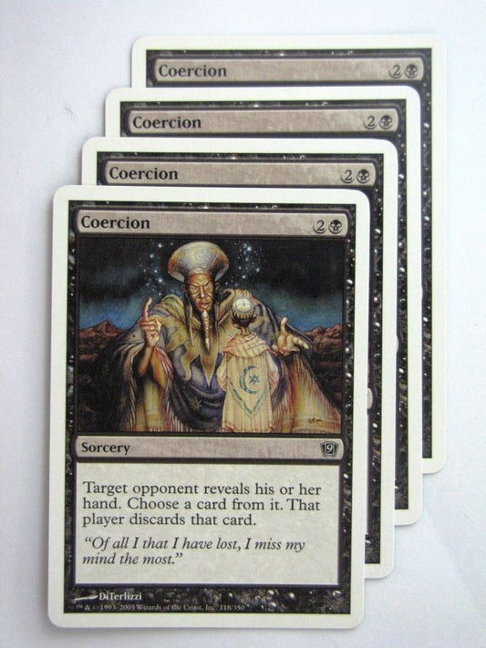 MTG Magic Cards: COERCION x4 # 23D30