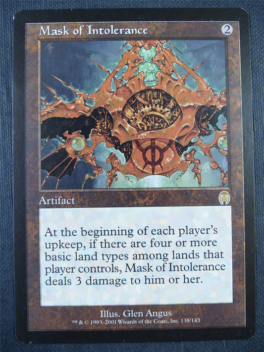 Mask of Intolerance - Mtg Card #9D6